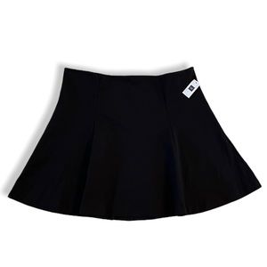 NWT Black Pleated Mini Skirt GAP Skater A-Line
